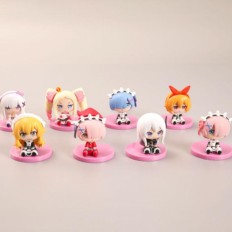 Re Life In A Different World From Zero Figure Character Toy Decorative Ornaments