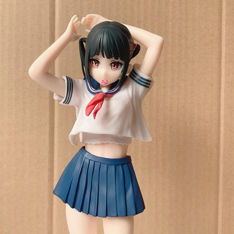 28СМ Аниме Фигурка Sailor Fuku no Mannaka Матросский Костюм JK Модель Игрушка Одежда Съемная Стоячая Кукла