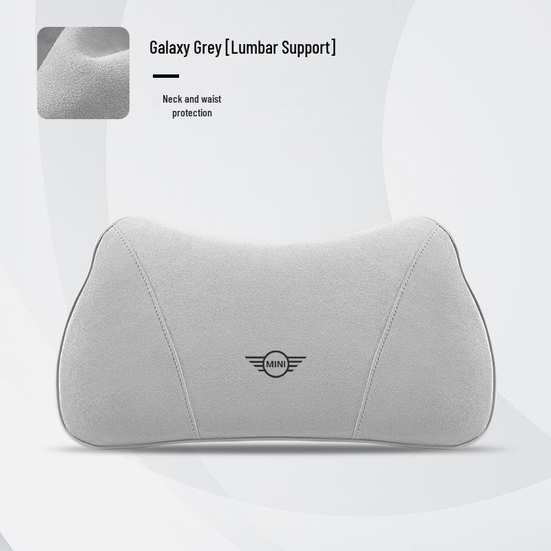 Подушка-подголовник для поясничной поддержки, совместимая с Mini Cooper, подушка для шеи для F54 F55 F56 - Фиолетовый