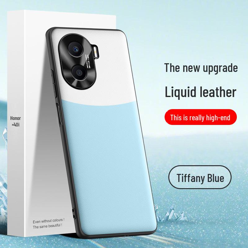 Защитный чехол Liquid Leather для Honor X40i — защита от падений, защита от обрастания, индивидуальная доставка