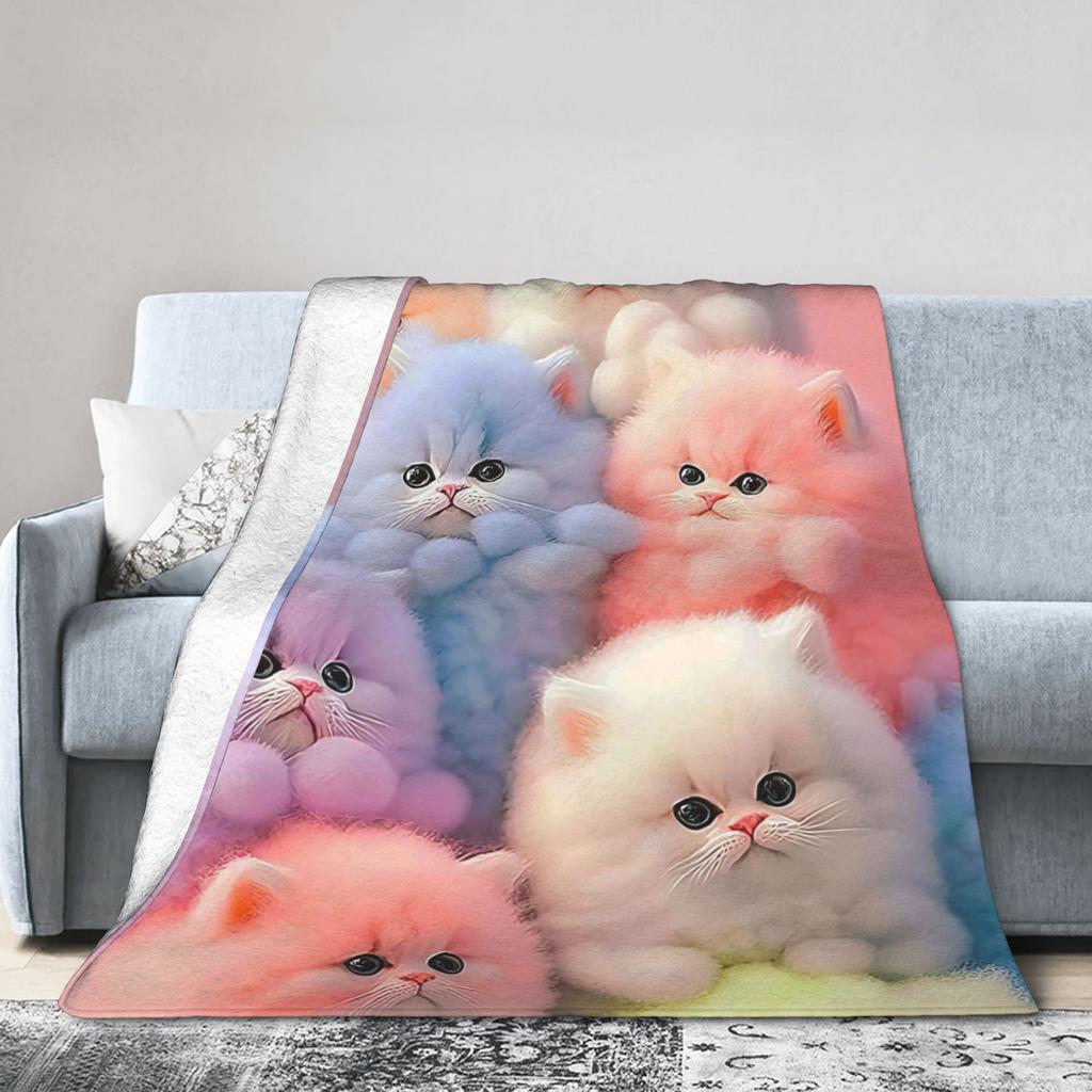Funny Dog Selfie Flannel Blanket Winter Super Soft Throw Blanket for Girls Boys Outdoor Comfortable Bedspread Sofa Bed Cover