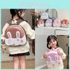 Adorable Pink And Orange Rabbit Backpack For Preschool Kids Fashionable And Lightweight