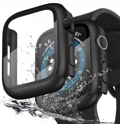 Case Glass For Apple Watch 4/5/6/7/Se 44mm 2in1 Case Strong