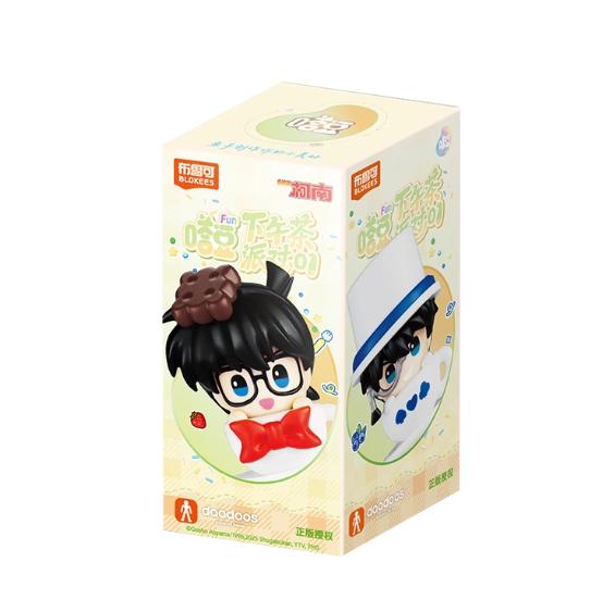 Оригинальная серия Brook Детектив Конан 'Послеобеденная вечеринка' Blind Box Коллекция моделей персонажей аниме Праздничные игрушки Подарки