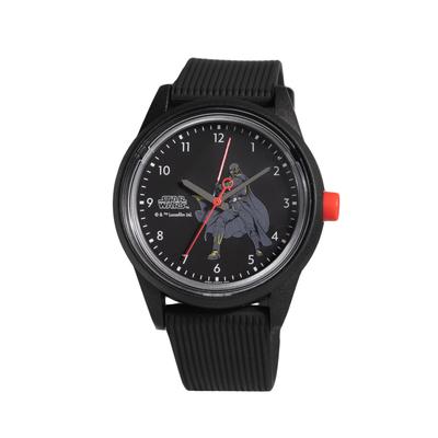 Часы Citizen R00A-509VK Мужские Коллекция Звездные войны Дарт Вейдер Q&Q Smile Solar Аналоговые часы с водозащитой 10 АТМ и уретановым ремешком, Черные