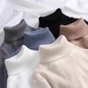 Turtleneck Sweater Bottoming Women's Thickened Sweater Autumn And Winter Long-sleeved Solid Color Pullover Top