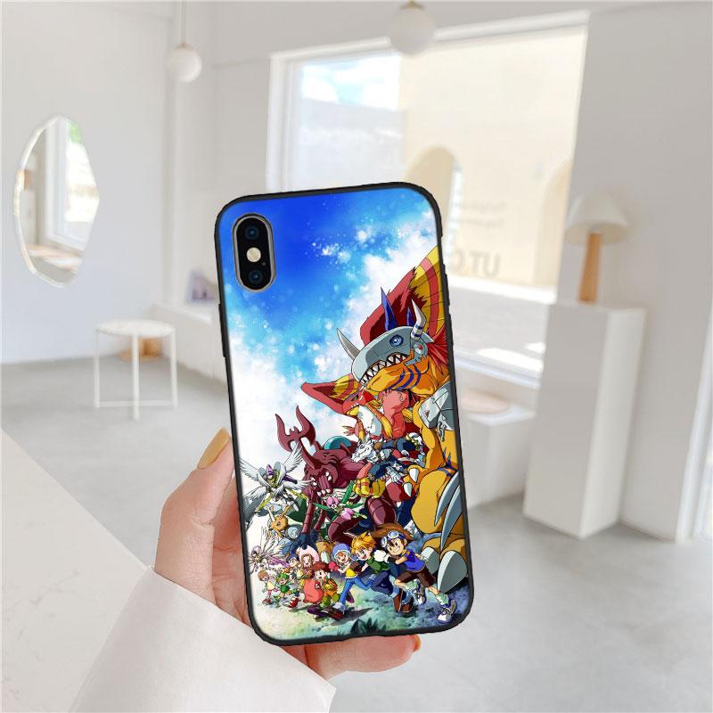 PP23 D-Digimons Soft Shell Phone Case for OPPO A40 A60 A80 A15 A16 A16K A12 A17 A17K A54 A54S A53 A53S A55 A56 A57 A98 F23
