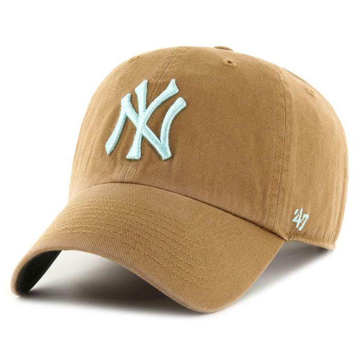 47 Brand Strapback Cap - WORLD SERIES New York Yankees Camel