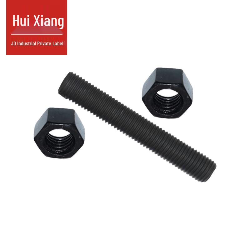 Черненые фланцевые шпильки Huixiang класса 10.9 с 2 гайками