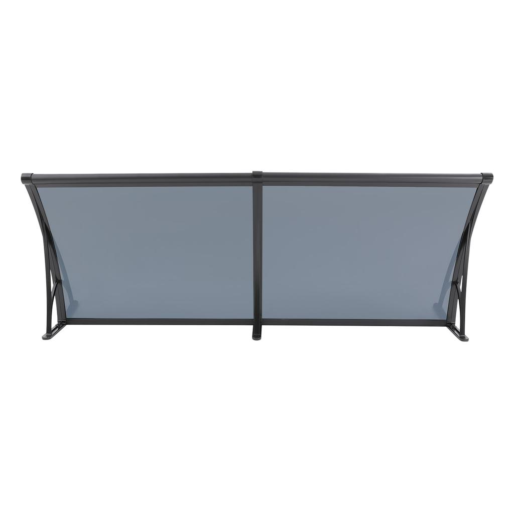 Дождевой козырек для дверей и окон, навес для двери и окна, козырек для входной двери, отличная защита, ПК и алюминиевый сплав, черный