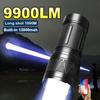 2025 High Power Led Flashlight Portable Outdoor Emergency Flashlights Super Bright Long Shot 1000m Torch Rechargeable Zoom Torch