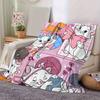 1pc. Cute Marie Cartoon Cat Design Blanket, Seasonal Universal, Home Decoration, Throw Blanket, Cartoon Blankets, Soft Flannel Throw Blanket