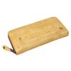 73282 Long Wallet Round Zipper Embossed Genuine Leather Camel [Snoopy] Women's