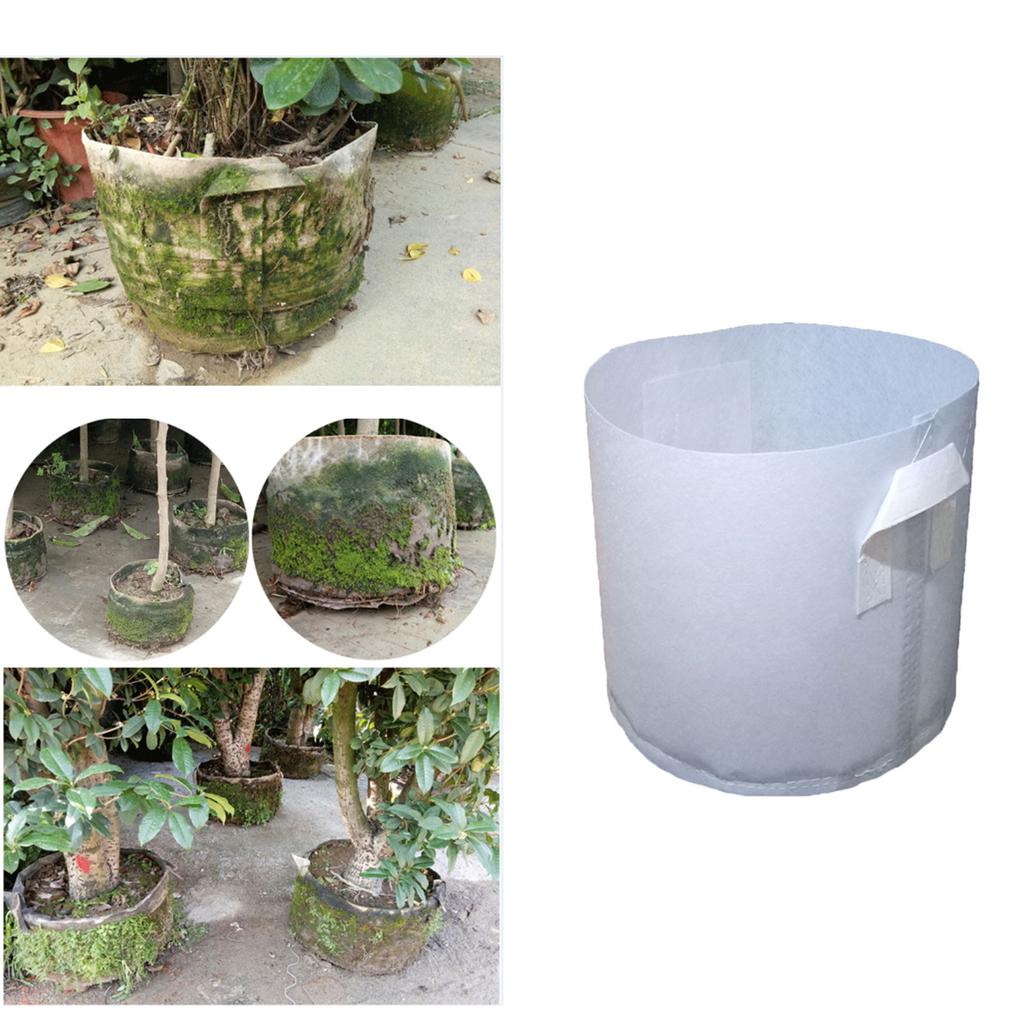 10 шт. Мешки для выращивания рассады Большие Биоразлагаемые Мешки для выращивания саженцев из нетканого материала Стартовые горшки Мешочек для посадки