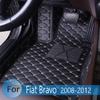 Ковры для Fiat Bravo 2012 2011 2010 2009 2008 автомобильные коврики водонепроницаемые кожаные коврики индивидуальный автостайлинг интерьер