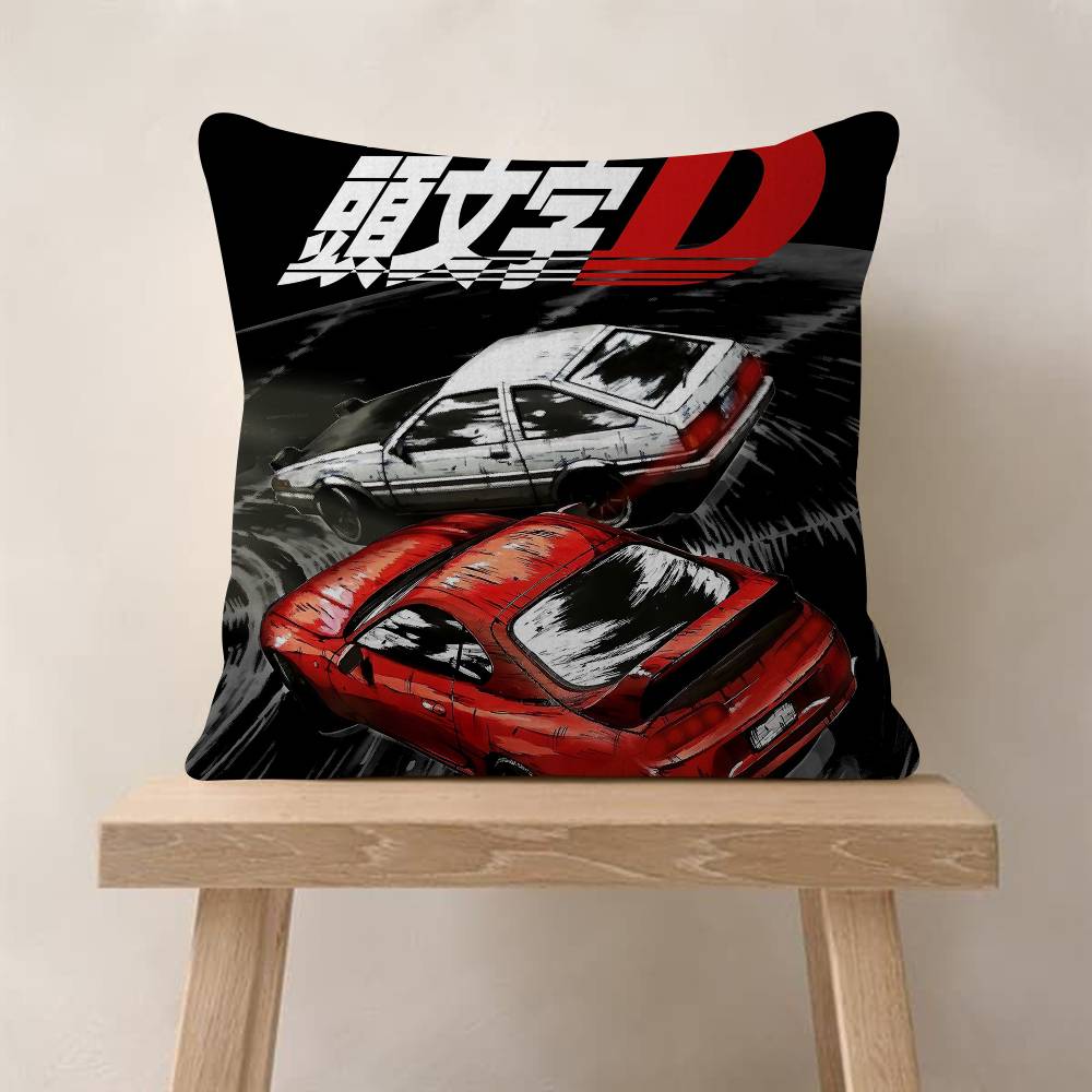 Подушки с принтом из аниме Initial D Наволочки для домашней кровати Декоративная наволочка Свадебная Супермягкая наволочка