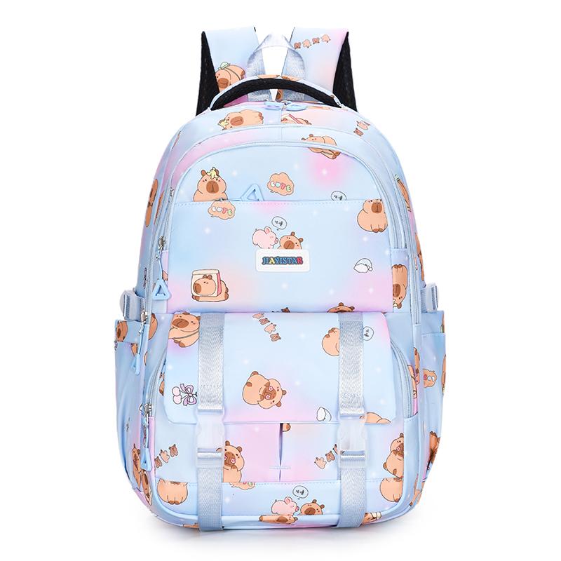 Junior High School Student Schoolbag Girls Cartoon Printed Travel Backpack
