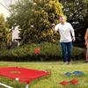 2 Game Boards + 6 Bean Bags Portable Artificial Jade Cornhole, for Backyard Games and Party Fun for Backyard Games and Party Fun