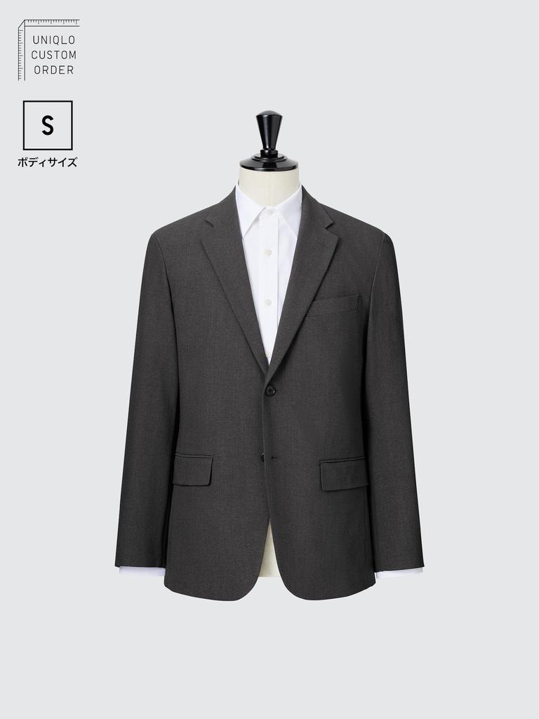Uniqlo Japan ImpreSSive Jacket 2way Stretch Wool Like S Size Length 66 70cm Sleeve Length 54 60cm Can Be Set Up