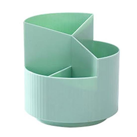 Pen Holder Rotating Pen Organizer Multiple Compartments Stationery Storage Box for Office Home School