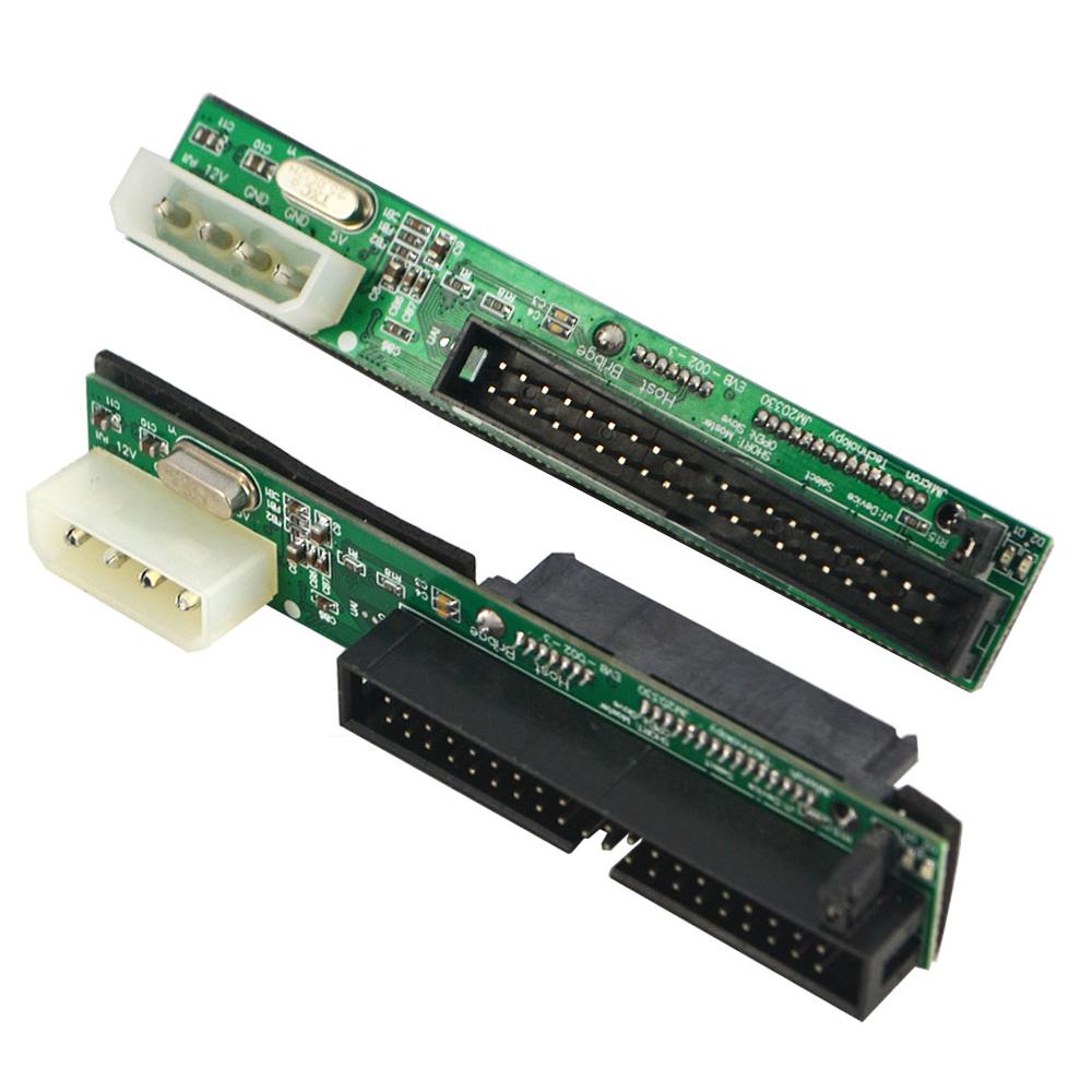 Адаптер Sata - IDE, конвертер 2.5 Sata Female - 3.5 IDE Male, порт 40 PIN, 1.5Gbs, поддержка IDE 2.5 - 3.5 ATA 133 100 HDD CD DVD