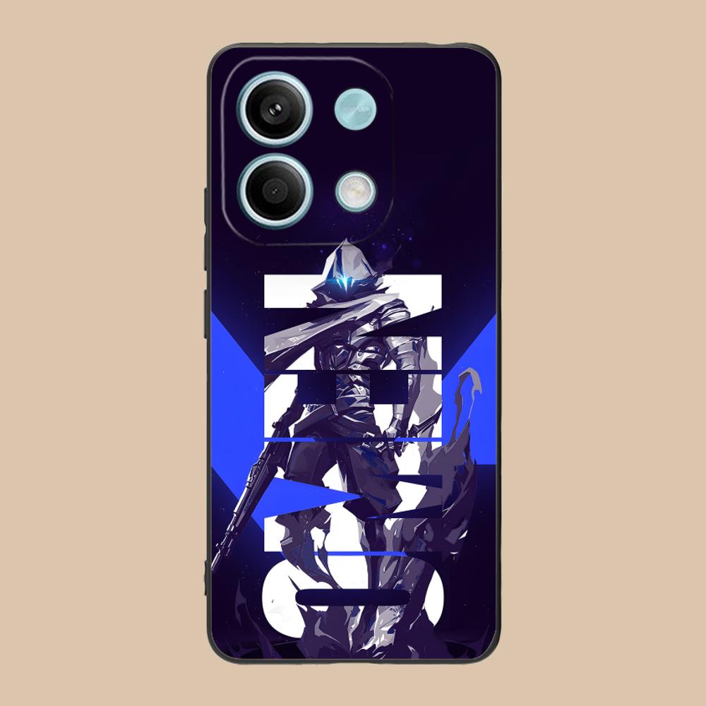 Valo Omen Phone Case for POCO M7 M6 M5 M4 M3 X7 X6 X5 X4 X3 Pro GT 5G Soft TPU Shockproof Cover