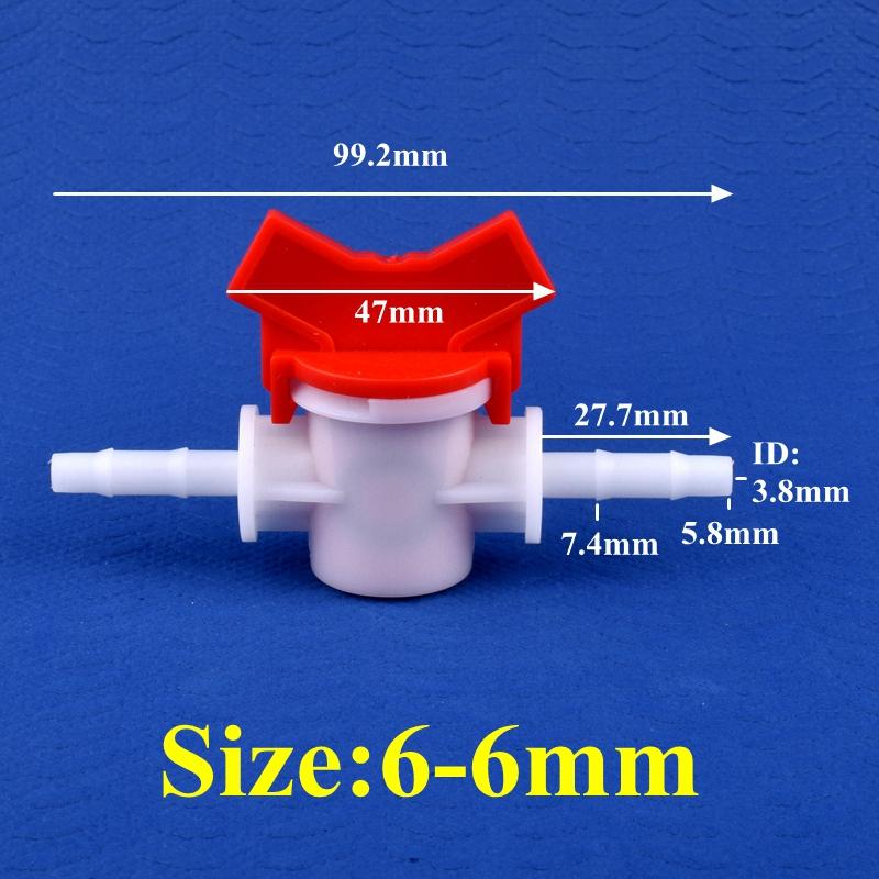 1~50pcs 4~25mm POM Ball Valve Drip Irrigation System Hose Pagoda Joint Aquarium Tank Air Pump Garden Water Connector Pipe Valve