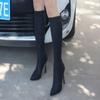 Элегантные высокие каблуки женские длинные сапоги новинка в шикарной распродаже обуви 2024 года тренд Y2k удобные сапоги женские туфли выше колена