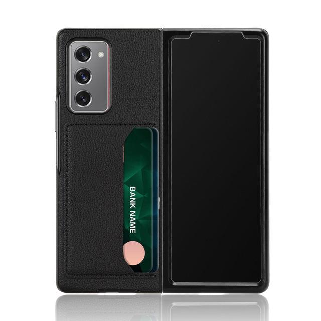 Противоударный матовый кожаный защитный чехол для Samsung Galaxy Z Fold 4 5g Fold4 Fold3 Fold2 Fold 3 2, чехол для аксессуаров для телефонов