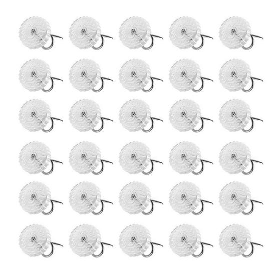 10/20/30/40/50/60/70/80/90/100 шт. Мебельные гвозди-твисты с прозрачными головками для фиксации мебельных чехлов, накидок, оборок для кроватей и других тканей