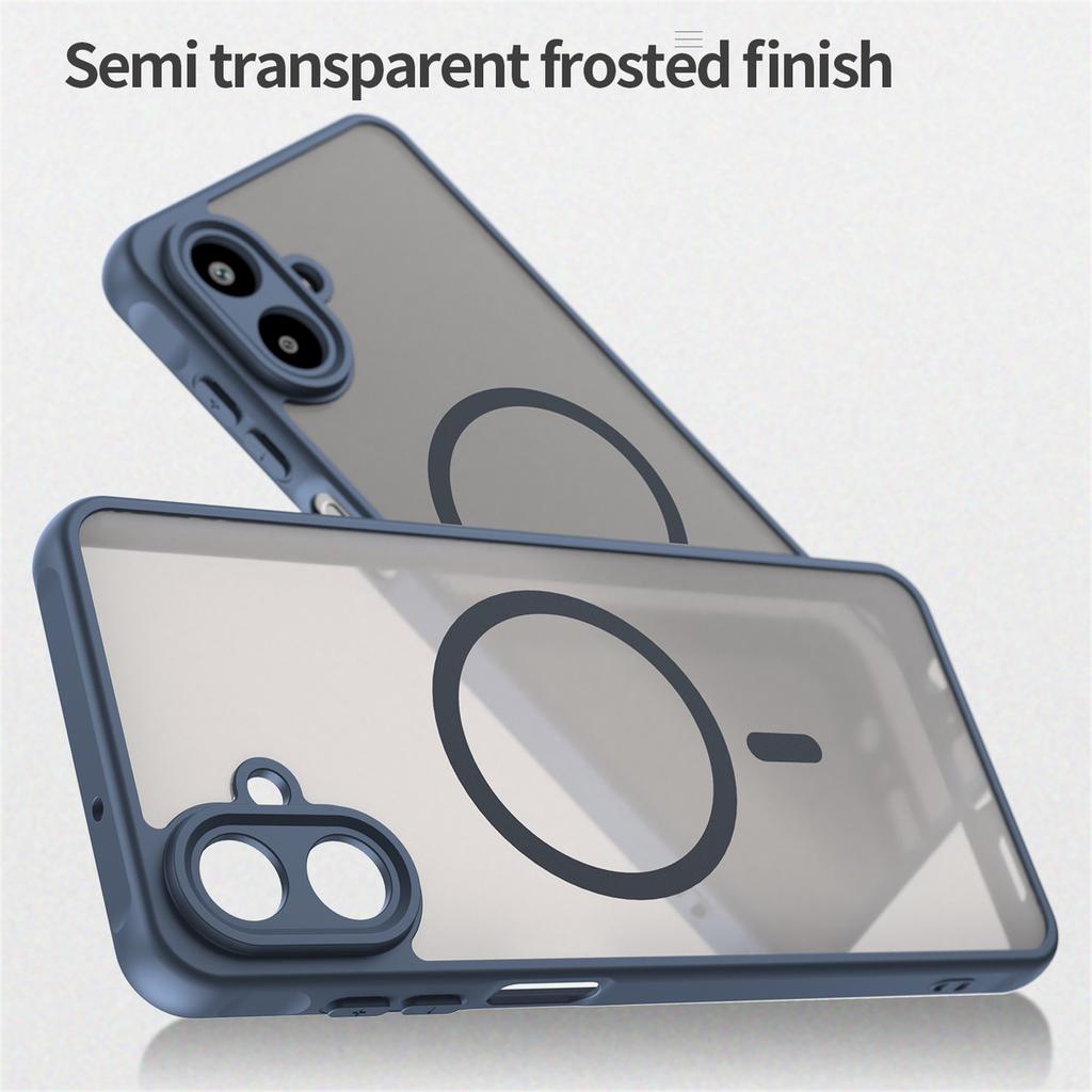 Phone Case For Samsung Galaxy A07 4g,Matte Magnetic Shockproof Hybrid Phone Cover For Samsung Galaxy A07 4g