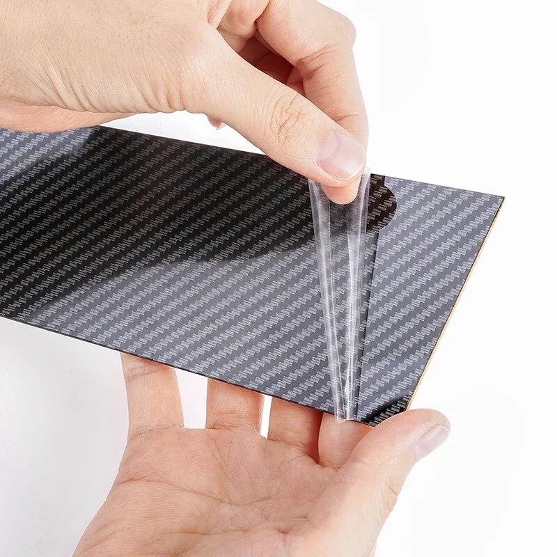 6 шт., наклейка на обшивку двери из углеродного волокна для Baojun 530 CN202S MG Hector Wuling Almaz 2019-2023, оконные стойки BC, постстайлинг