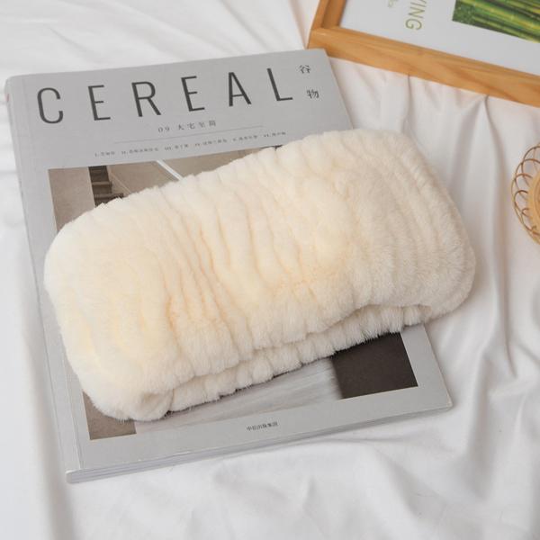 Ew зимний уличный женский шарф из натурального меха кролика рекса, шарфы из натурального густого меха, российские теплые повязки на голову из 100% натурального меха кролика рекса