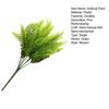 Artificial Plant Non-fading Artificial Greenery Realistic Plastic Ferns Green Leaves Fake Plant for Home Decoration