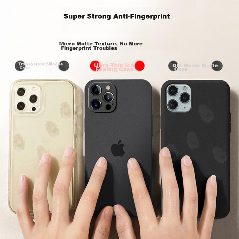 NEYAA IPhone 13 Pro Case, Ultra-Thin Transparent Frosted Shockproof Soft for IPhone 13 Pro with Full Camera Protection, Suitable, Sea Blue Color