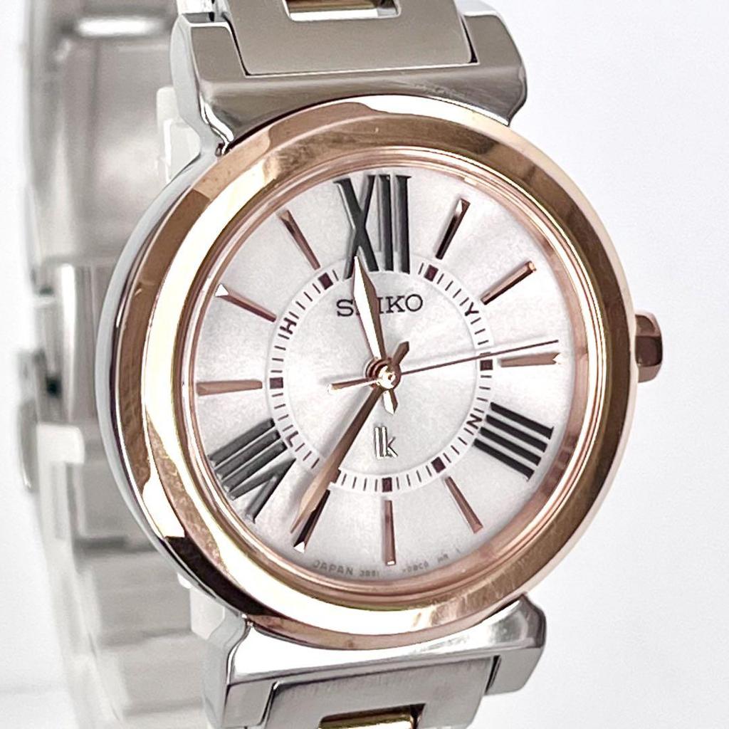 [USED] Seiko Rukia Women's Watch, Working, Radio-Controlled Solar, S2038
