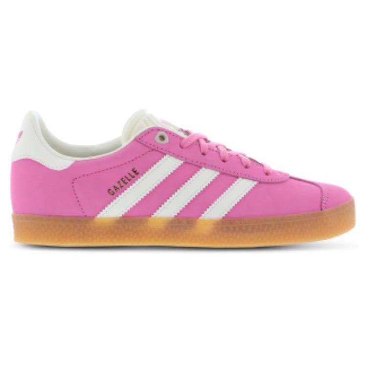adidas Детские кроссовки Gazelle J Pink Fusion Gum Ivory Gum-3 ID1107