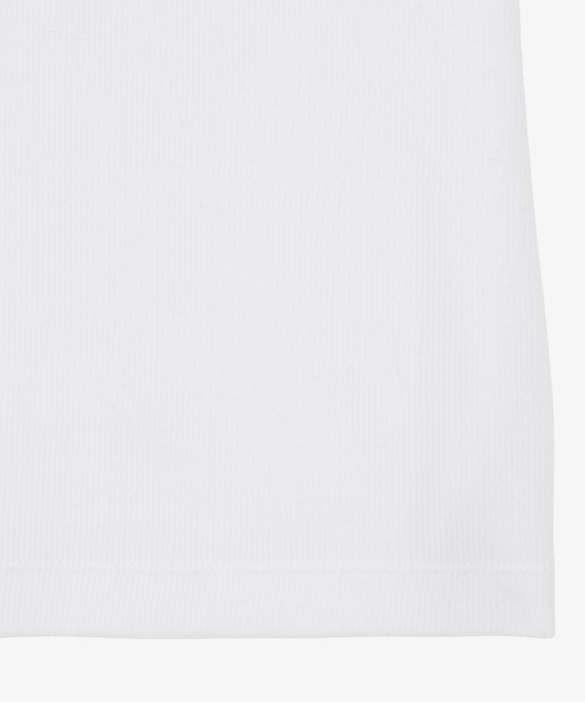 Женская футболка с коротким рукавом и контрастной отделкой воротника LACOSTE Tf902E-56G 001