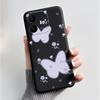 For TCL K70 4G 5G Case Luxury Fashion Butterfly Flower Black Soft Silicone Bumper Cover for TCL K70 Power T522A T522E Phone Case