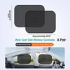 Car Summer Black Mesh Side Gear Car Sunscreen/Side Gear Rear Window Gear Unidirectional Perspective Sunshade Performance Good