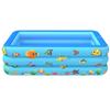 Inflatable Swimming Pool Square Swimming Pool Children Inflatable Pool Bathing Tub Baby Kid Home Outdoor Large Swimming