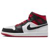 Мужские кроссовки Air 1 Mid Gym красные с черным носком белые DQ8426-106