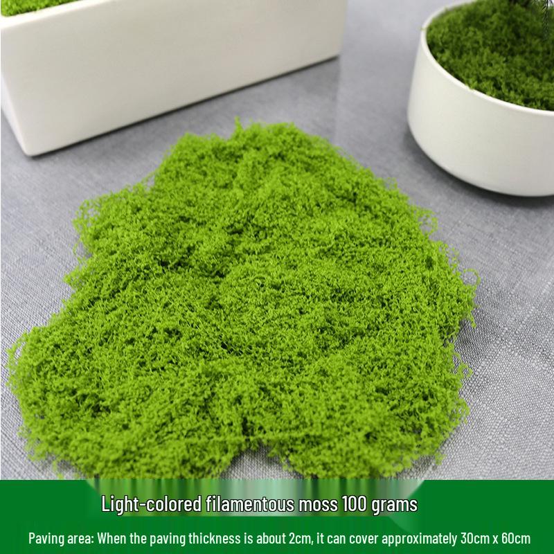 Artificial Green Moss Turf for Indoor/Outdoor Landscaping and Decor