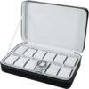 Multiple Slots Classic Style Portable Storage Bag For Watch Protection Zipper Watch Box For Home Storage Holiday Gift