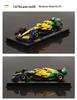 Ббураго 1:43 McLaren MCL38 2024 Гонка Формулы-1 Монако Модель сплавной машины