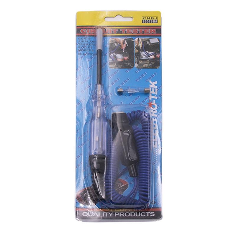 Car Circuit Tester 6V-12V-24V for DC Automotive Voltage Test Electrical Volt Continuity Tester Auto with Indicator Light