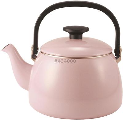 Чайник эмалированный Fuji Cotton Plus Ash, 2,5 л, Розовый, CTP-2.5K.AP