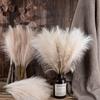 1/10pcs Faux Pampas Grass 18.5inch Artificial Pompous Grass Floral Fake Pompas Grass Branches Vase Filler DIY Flower Arrangement