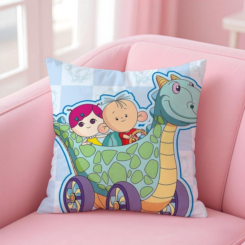 Funny Chinese Cartoon BBigEar Tutu Cushion Cover Pillow Case Soft Skin Friendly Fabric Concealed Zipper