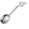 Stainless Steel Slotted Spoon Serving Soup Rice Serving Spoon Mirror Polished Ladles Heat-resistant Handle Kitchen Utensil